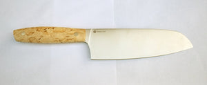 Nordic Knife Santoku Curly Birch Knife 2060