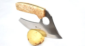 Nordic Knife Ulu Curly Birch Knife 2065