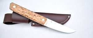 Nordic Knife Stoat Curly Birch Knife 2070